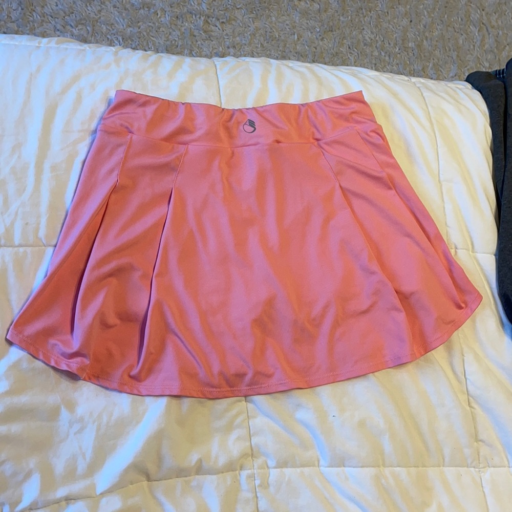 Pink tennis skirt